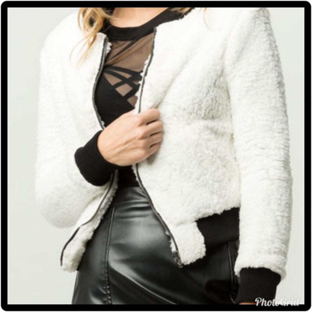 Lamb Bomber Coat